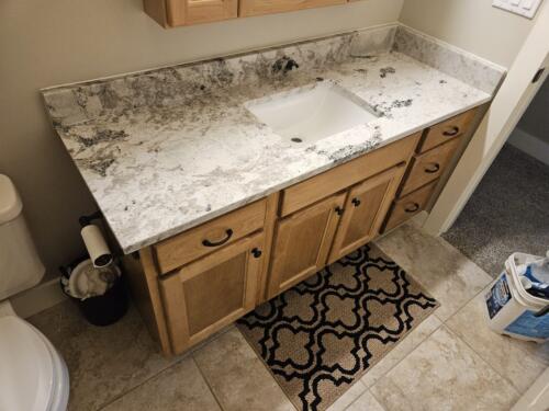 "DaVinci" Granite Vanity Countertop in Utah